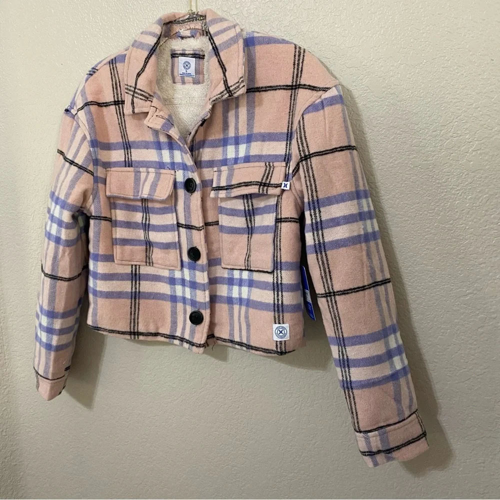 Hurley Rose Lilac Short Shacket - Picture 5 of 5